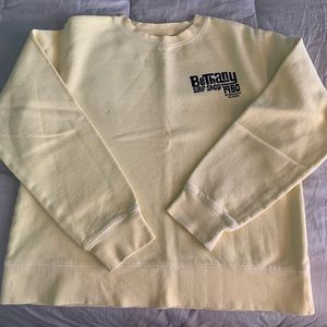 Bethany Beach Surf Shop Yellow crew neck sweatshir